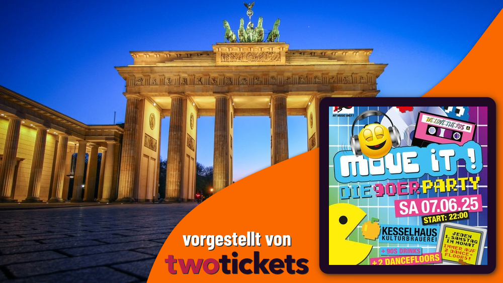 Pop & Hip Hop in Berlin am 07.06.25: Move iT! – die 90er Party