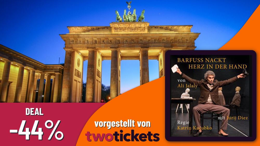Theater in Berlin am 14.06.25: Barfuss nackt Herz in der Hand