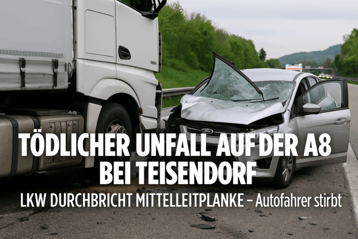 Unfall A8 Teisendorf
