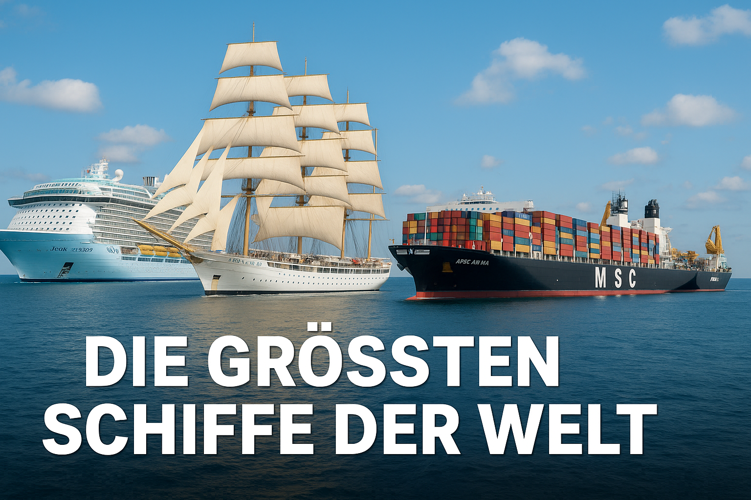 Giganten der Meere: Die größten Schiffe der Welt und ihre Superlative