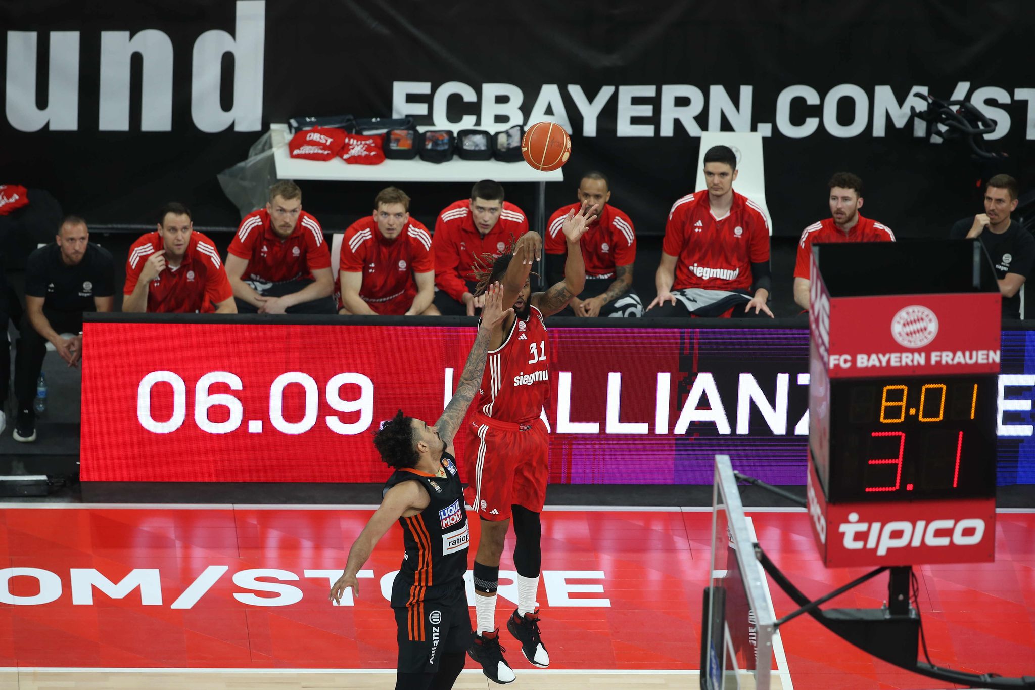 FC Bayern München gewinnt erstes Finale gegen Ratiopharm Ulm