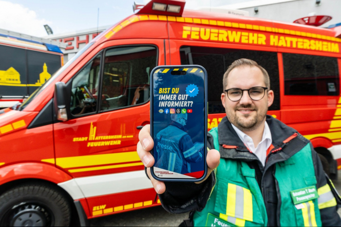 Main-Taunus-Kreis: Digitale Präsenz der Hattersheimer Feuerwehren