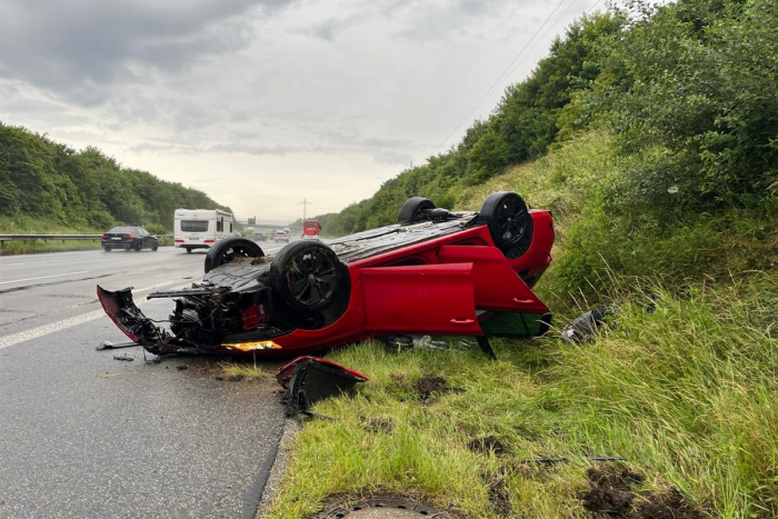 Pleckhausen: Verkehrsunfall auf Autobahn