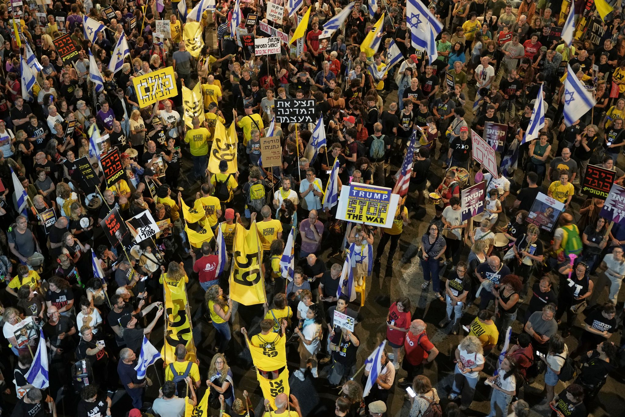 Demonstranten in Israel fordern Ende des Gaza-Kriegs