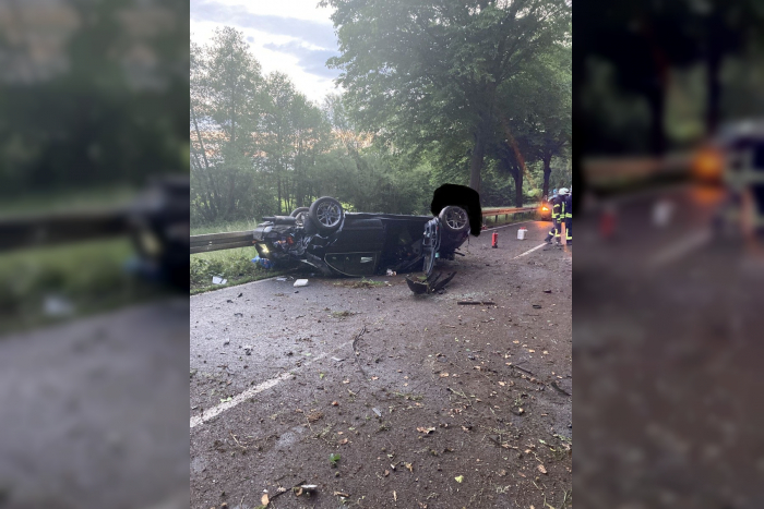 Gittersdorf: Autounfall mit Verletztem und Drogenverdacht