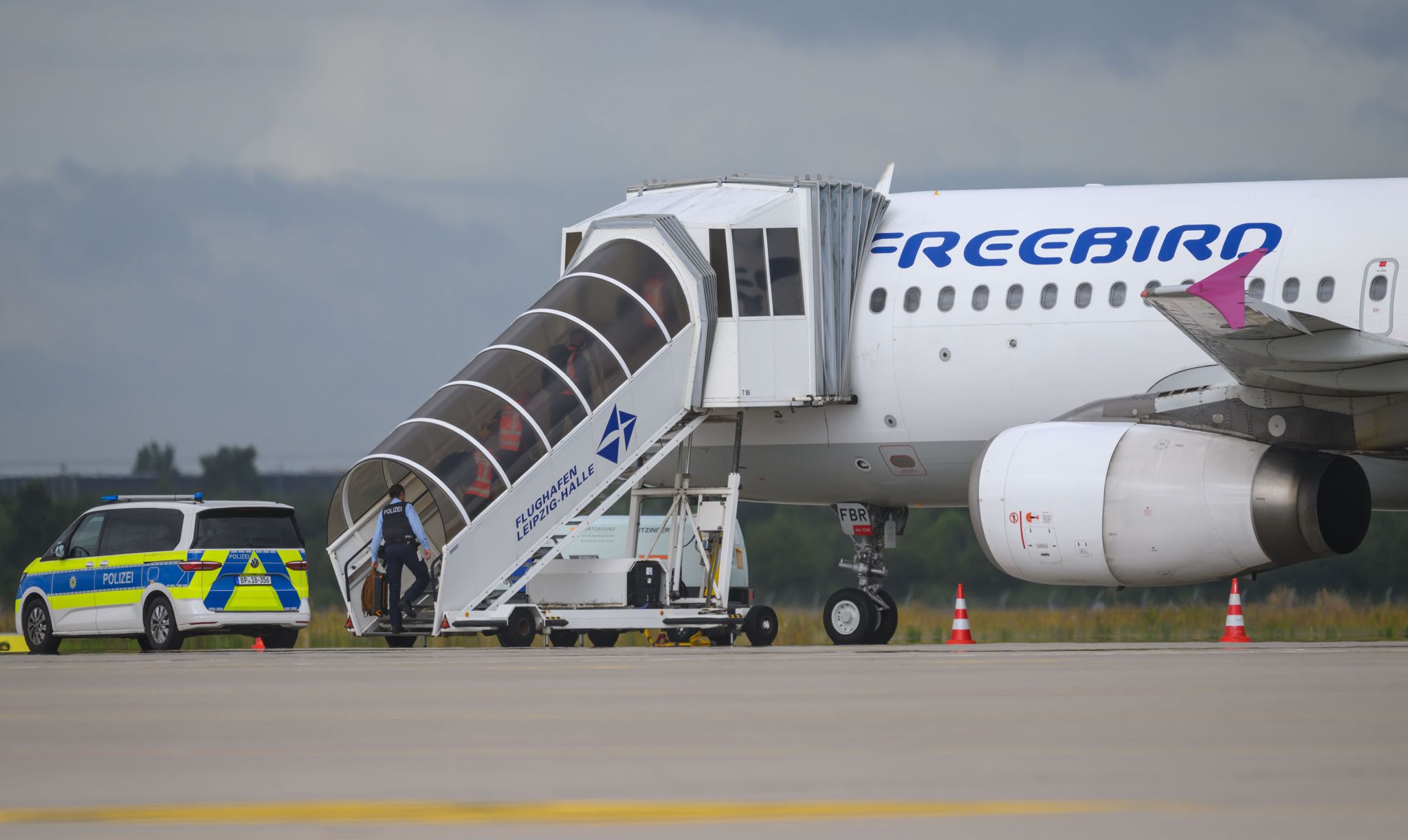 Abschiebeflug von Leipzig nach Irak gestartet