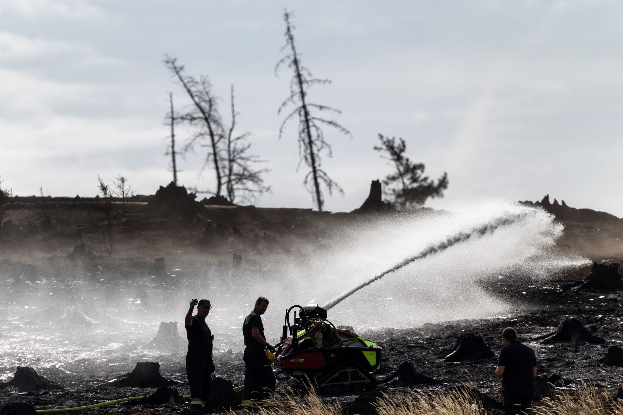 Lage bei Waldbränden angespannt – Hoffen auf Regen