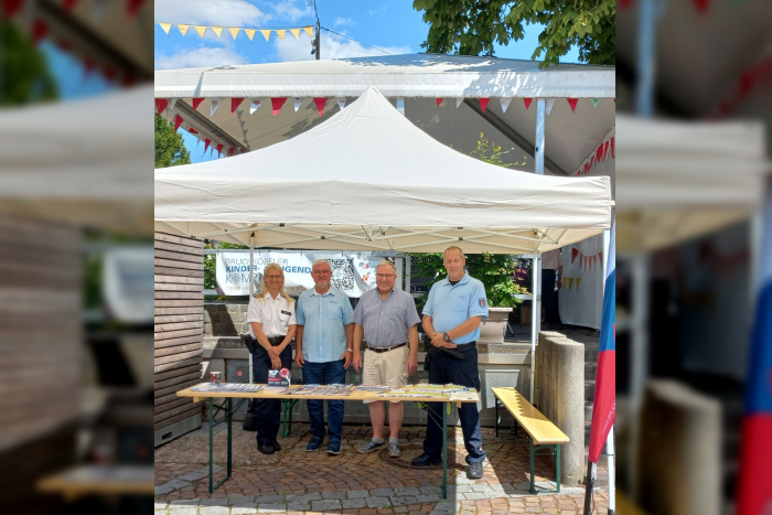 Bruchköbel: Schutzfrau vor Ort auf Senioren-Sommerfest