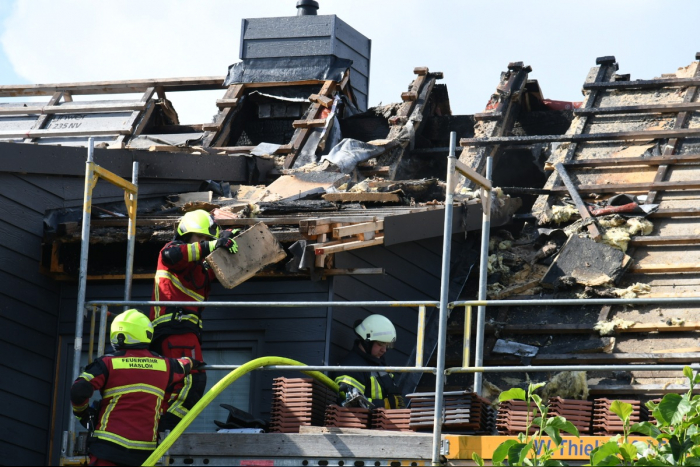 Dachstuhlbrand in Hasloh
