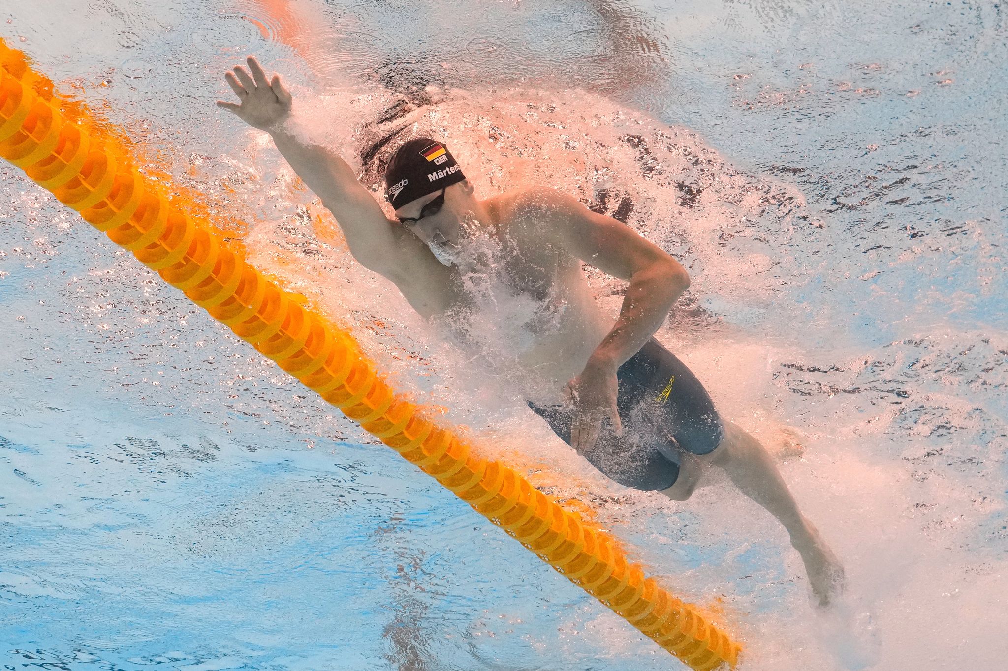 Schwimm-Olympiasieger Lukas Märtens wird Weltmeister über 400 Meter Freistil