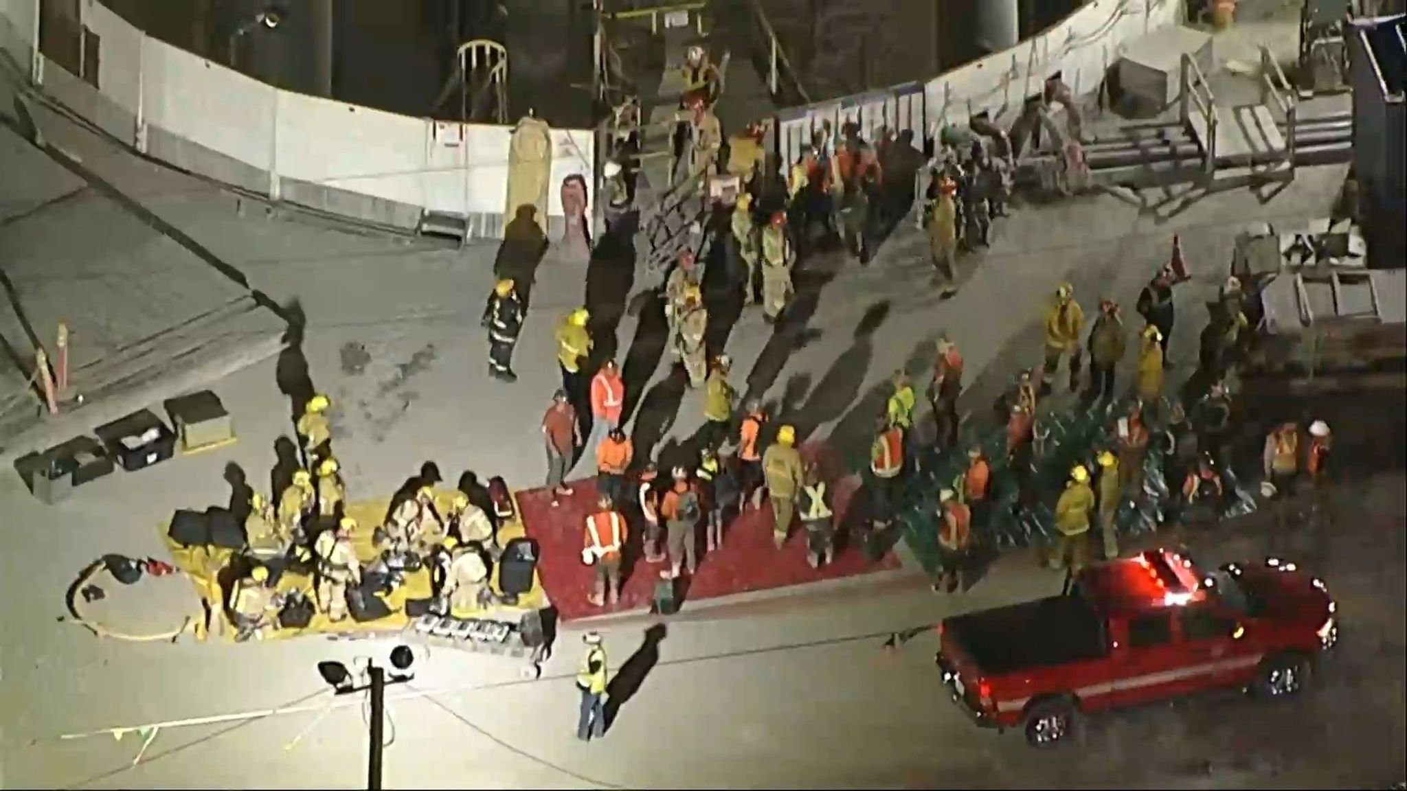 Tunneleinsturz in Los Angeles: 31 Arbeiter gerettet