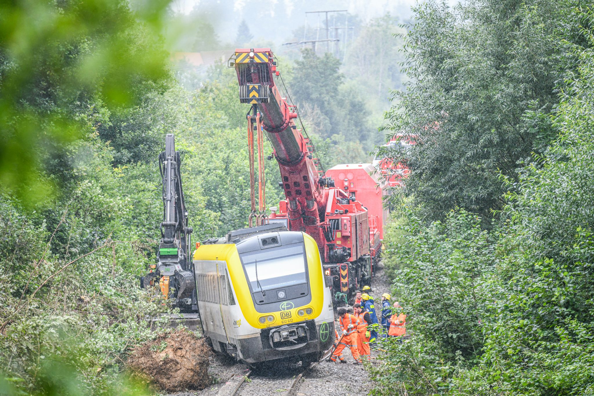 Letzter Wagen nach Zugunglück geborgen
