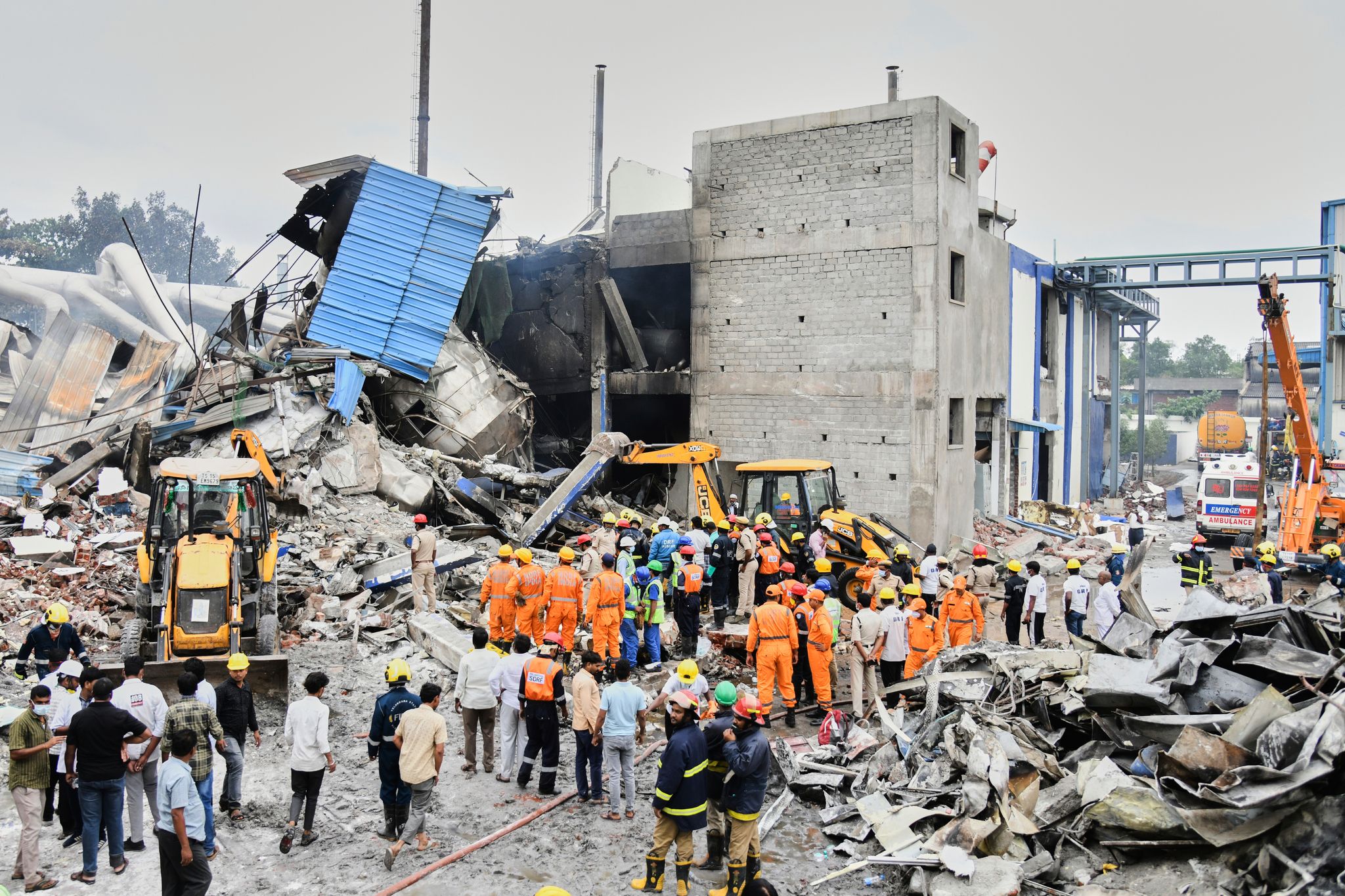 Mehr als 30 Tote nach Explosion in Chemieanlage in Indien