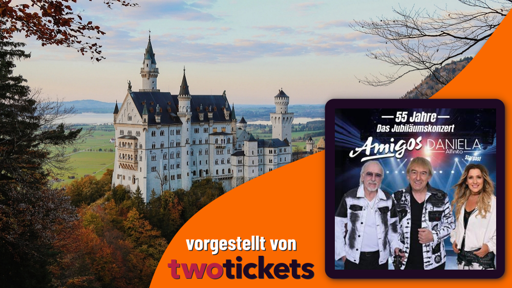 Schlager & Volksmusik in Amberg am 31.10.25: Amigos – 55 Jahre