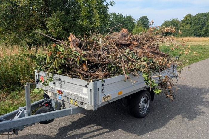 Roschbach: Gefährlicher Grünschnitttransport