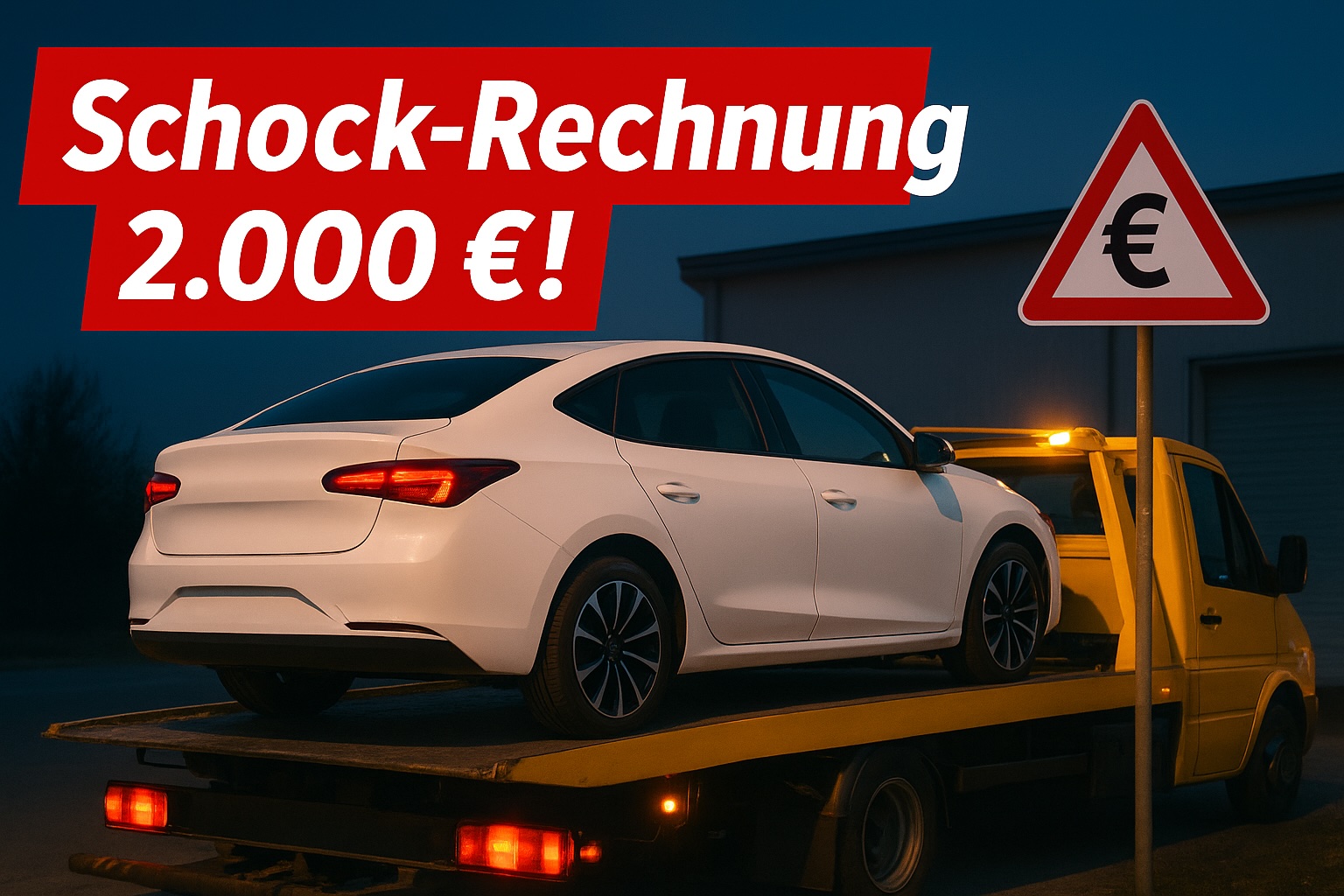 Abschleppkosten E-Auto: Schock-Rechnungen von über 2.000 Euro erschüttern Fahrer