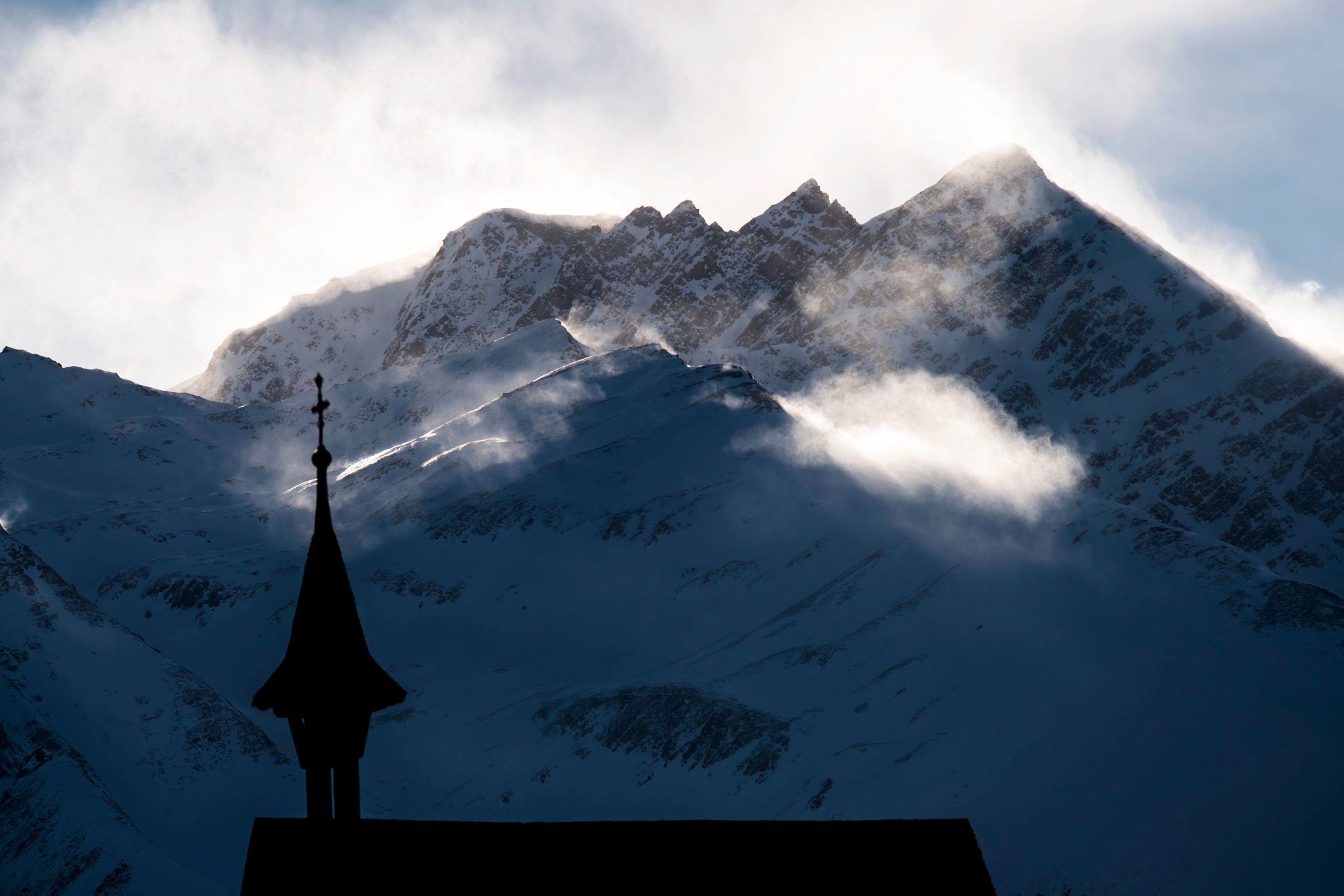 Rettung von deutschen Bergsteigern am Breithorn in den Schweizer Alpen