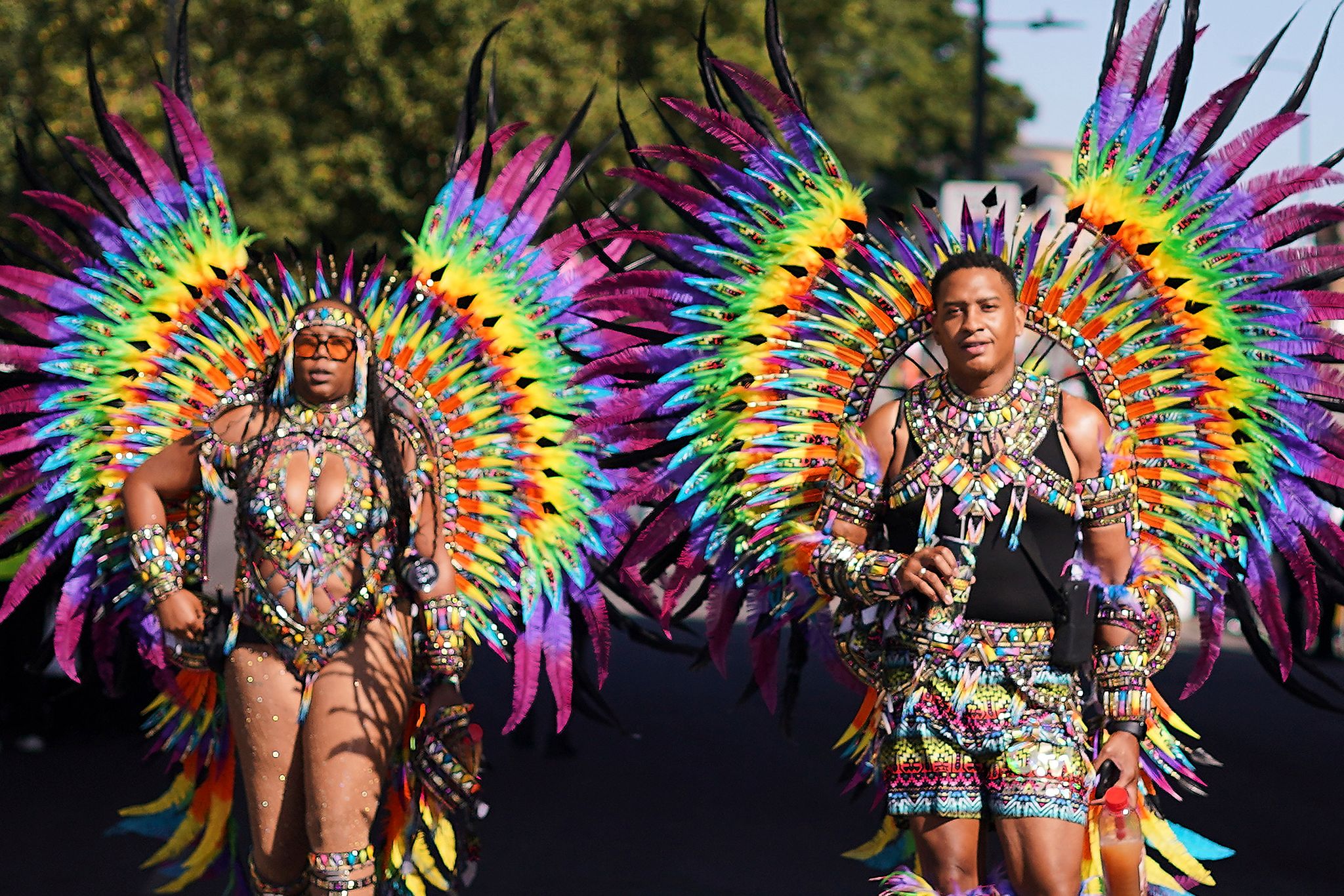 Millionen Menschen feiern Karneval in London