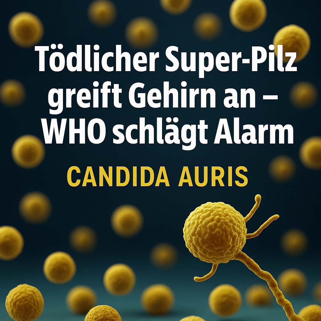 Tödlicher Super-Pilz greift Gehirn an – WHO schlägt Alarm