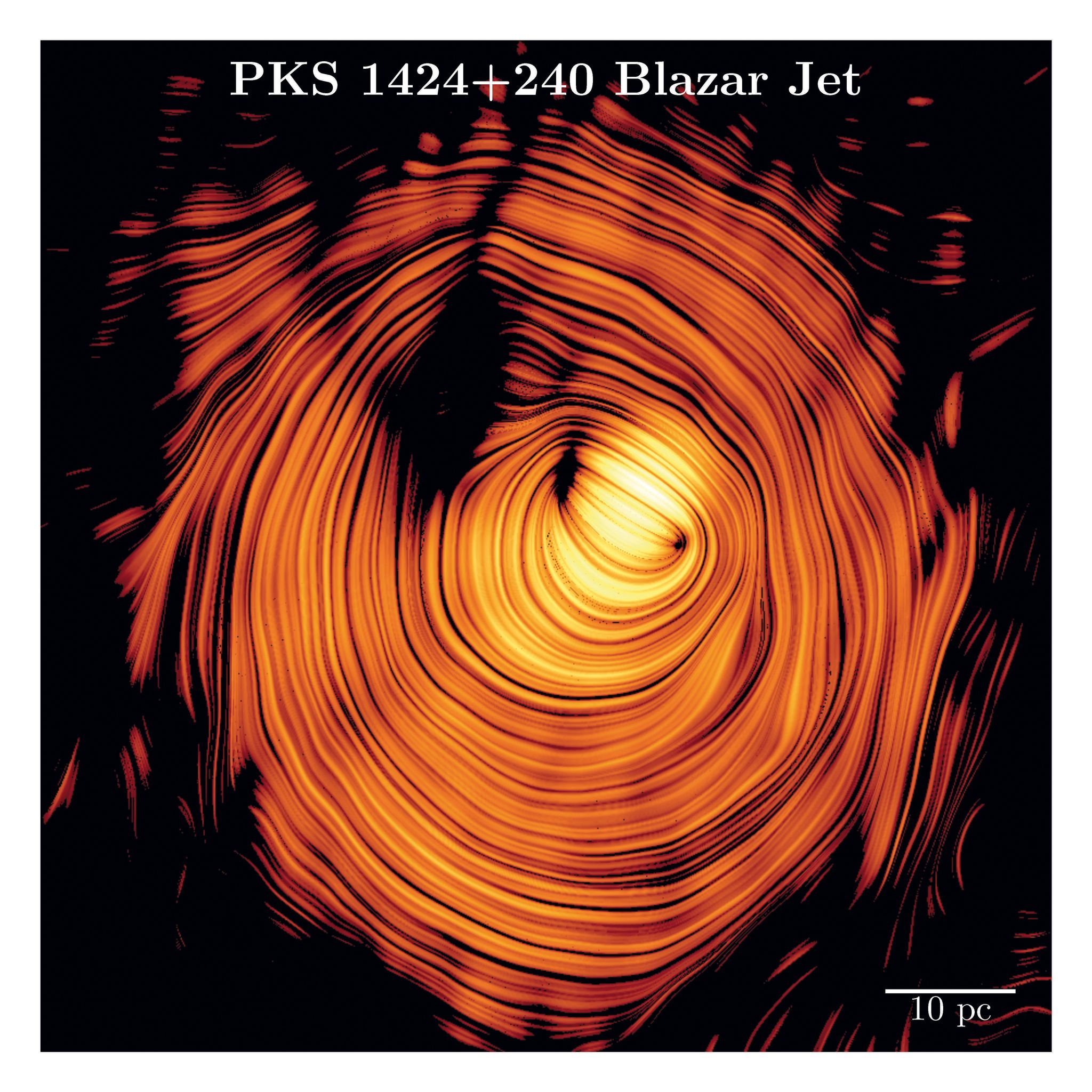 Neues Bild eines kosmischen Jets aufgenommen