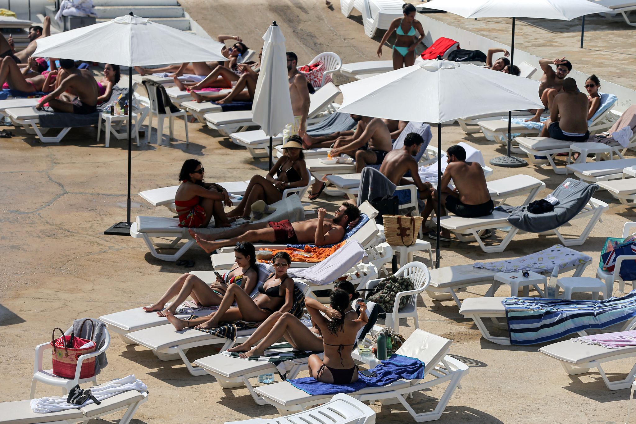 Teure Eintrittspreise: Im Libanon sind Strandbesuche Luxus