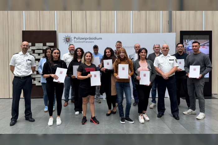 Rodgau: Neue Ehrenamtliche im Freiwilligen Polizeidienst