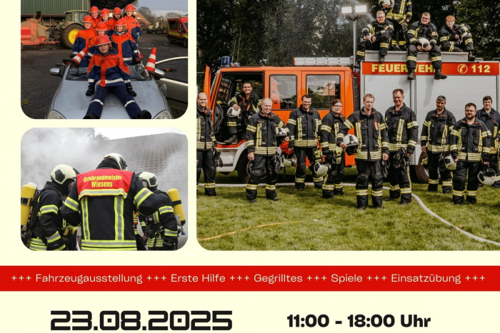 Aurich-Wiesens: Tag der offenen Tür bei Feuerwehr Wiesens