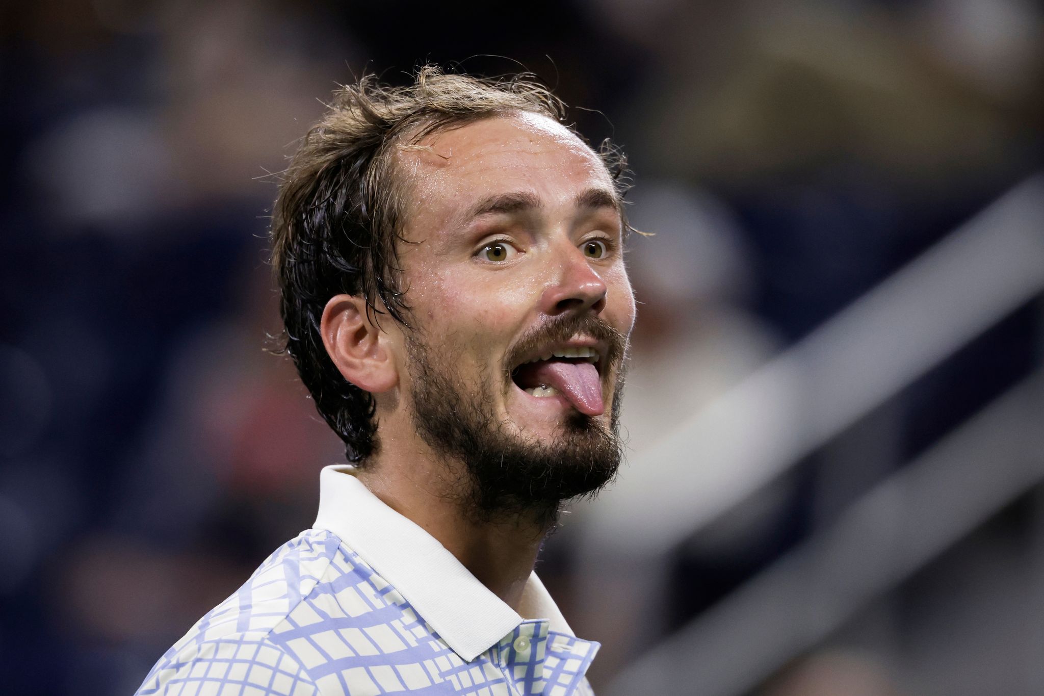 Tennisprofi Daniil Medwedew rastet bei US Open aus