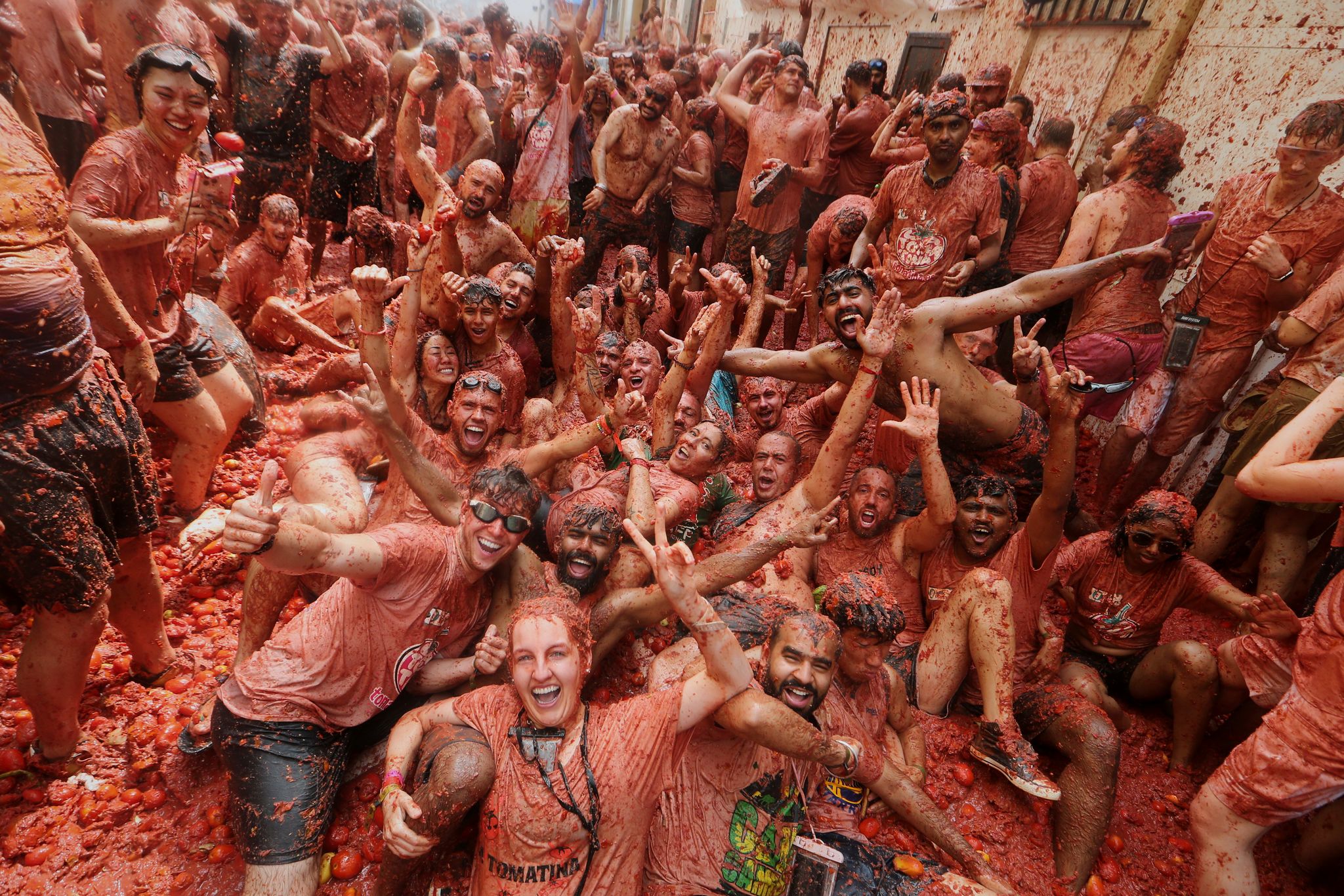 Tomatenschlacht in Spanien: «La Tomatina» feiert 78. Ausgabe mit 22.000 Teilnehmern