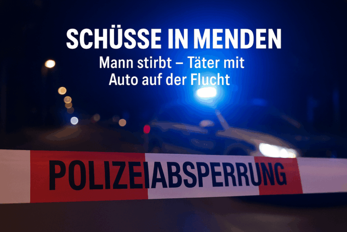 Schüsse in Menden
