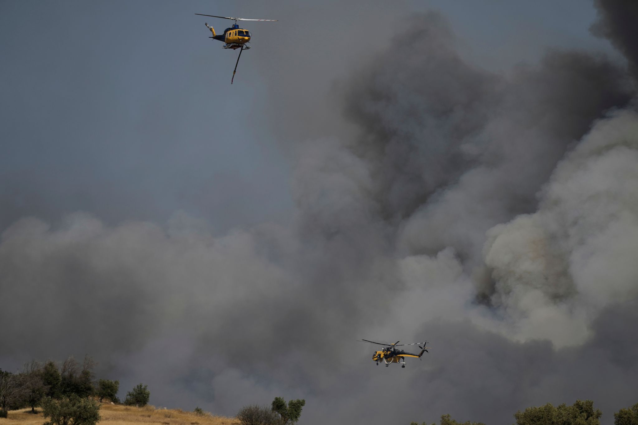 Kampf gegen Wind und Flammen in Griechenland