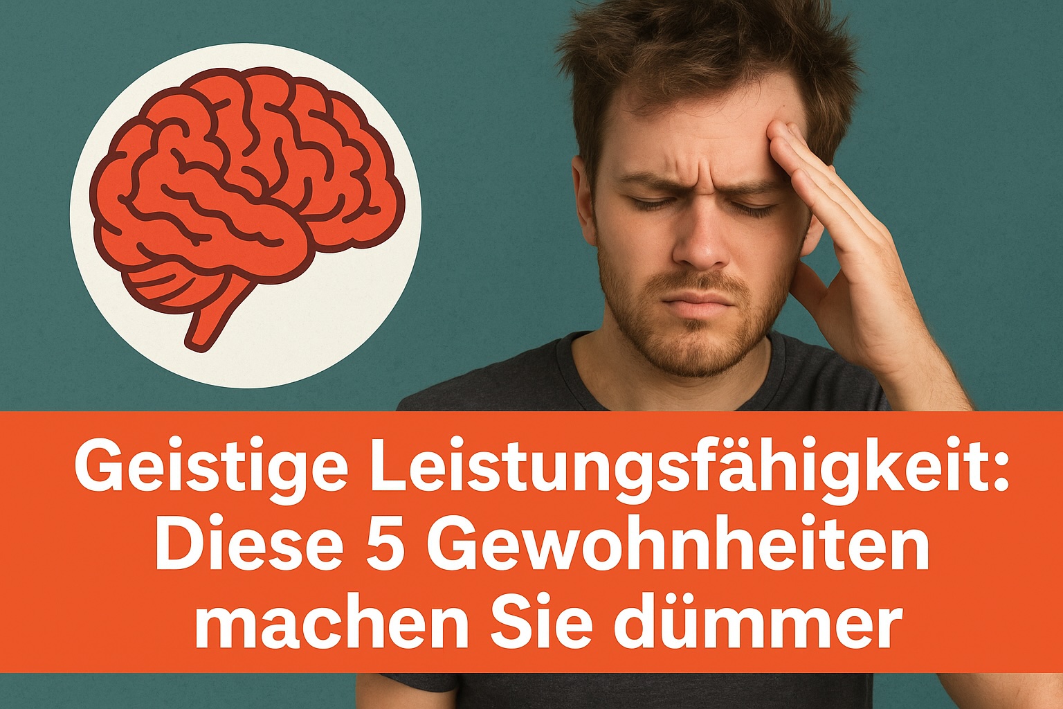 Geistige Leistungsfähigkeit: Diese 5 Gewohnheiten machen Sie dümmer