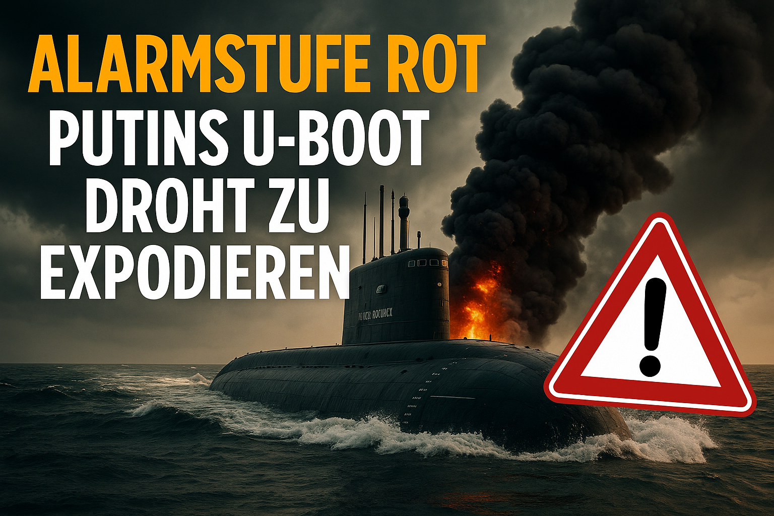 Alarmstufe Rot: Putins U-Boot „Noworossijsk“ droht im Mittelmeer zu explodieren!