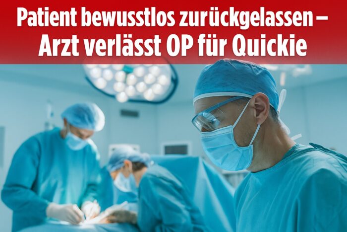 Patient bewusstlos zurückgelassen