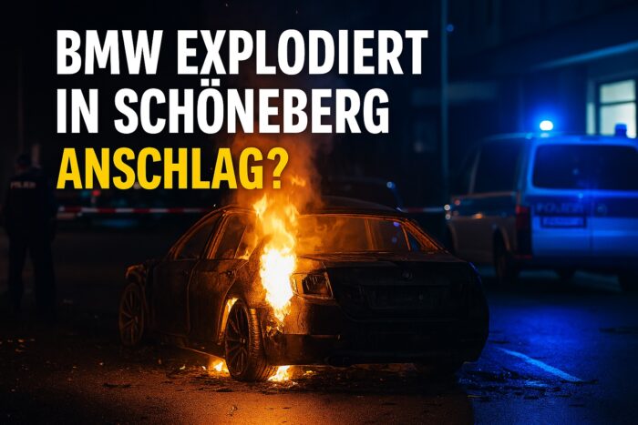 BMW explodiert Schöneberg