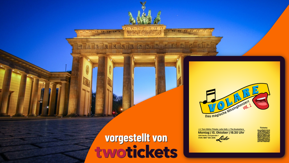 Besondere Musikevents in Berlin am 13.10.25: VOLARE – Das Magische Mitsingkonzert: Vol.2