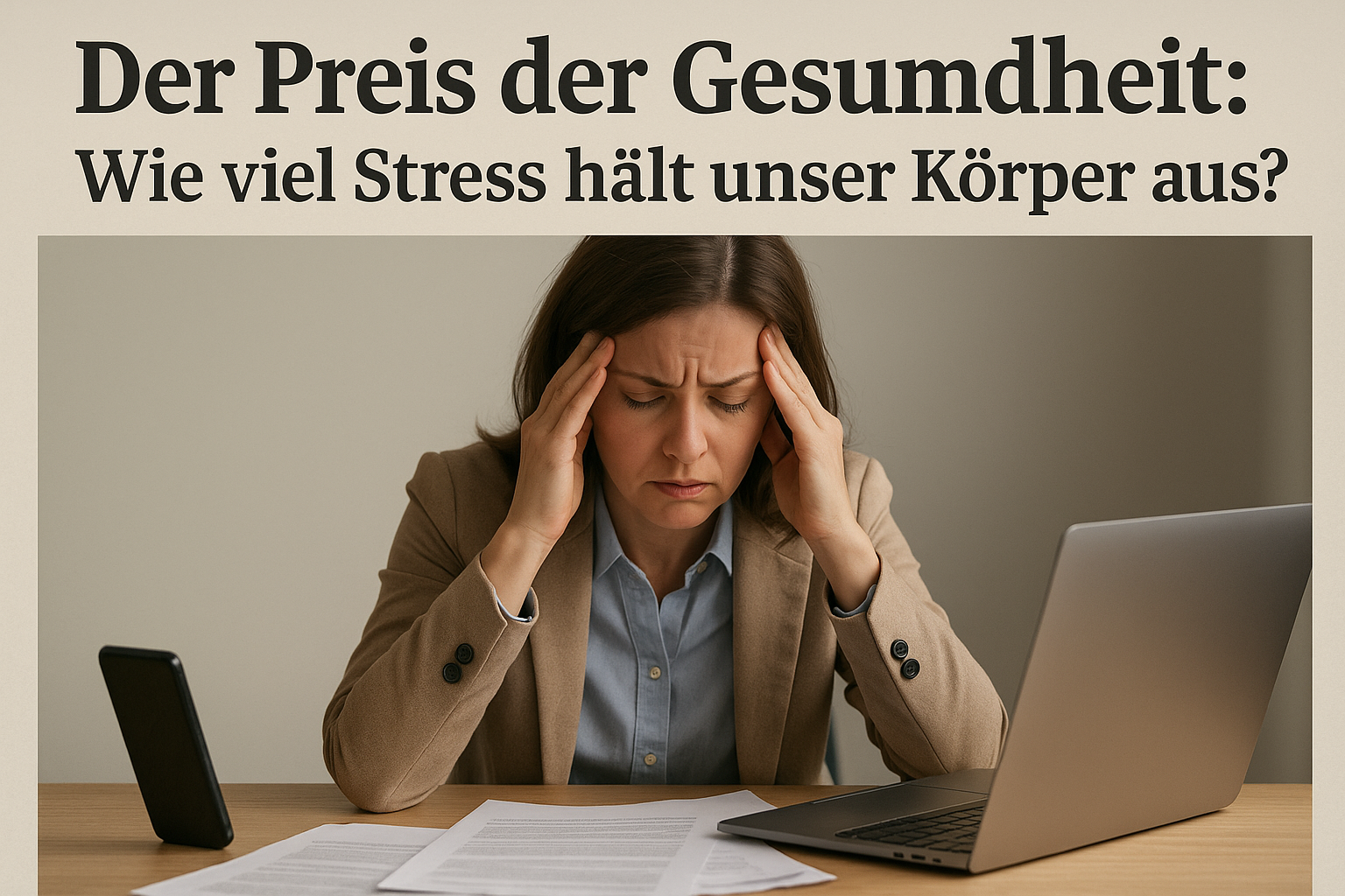 Der Preis der Gesundheit: Wie viel Stress hält unser Körper aus?