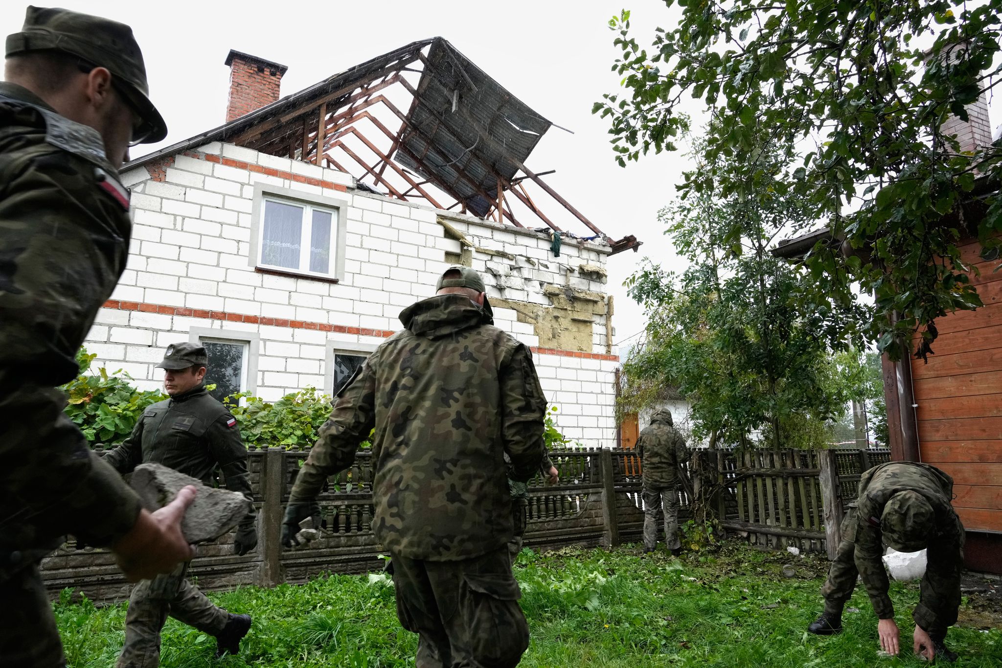 Schaden an Haus in Polen: Wahrscheinlich war es eine Rakete
