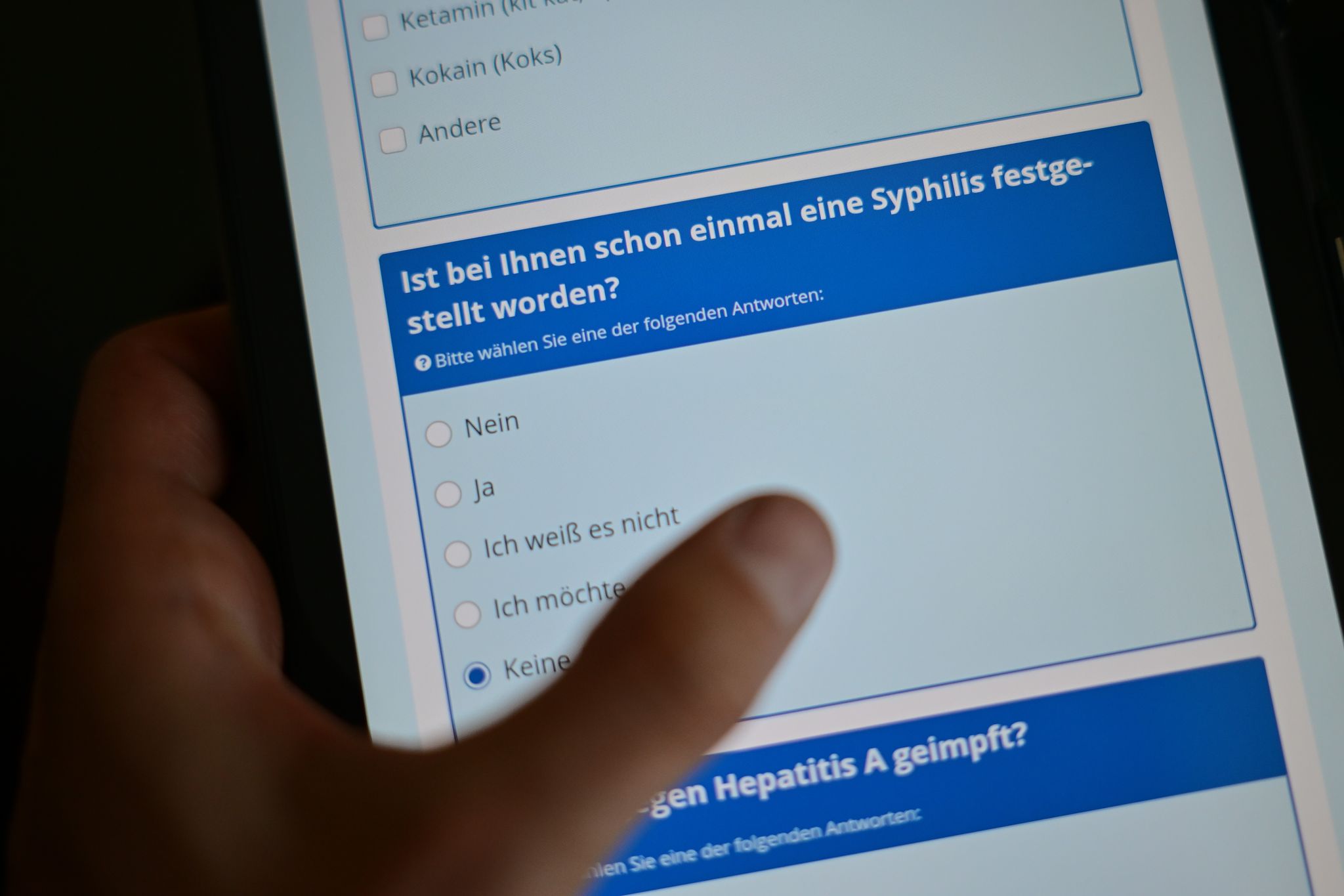 Neuer Höchststand an Syphilis-Infektionen in Deutschland