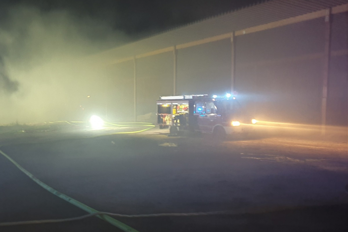 Heuballenbrand in Remmels