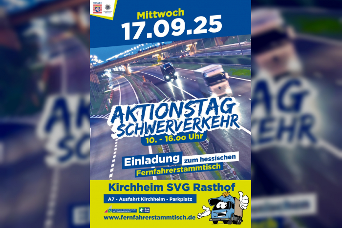 Bad Hersfeld: Fernfahrerstammtisch Hessen – Kontrollen des Schwerverkehrs