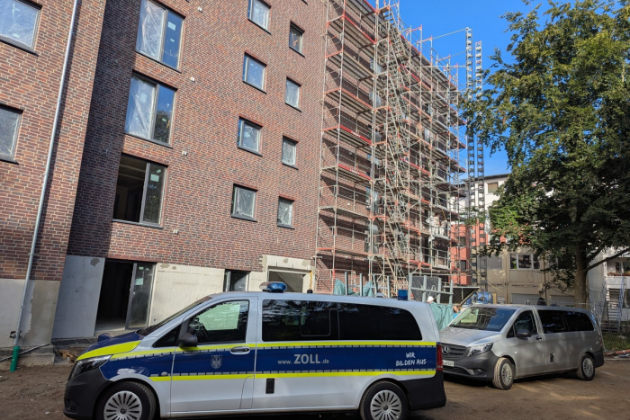 Illegale Arbeit auf Kieler Baustelle gestoppt