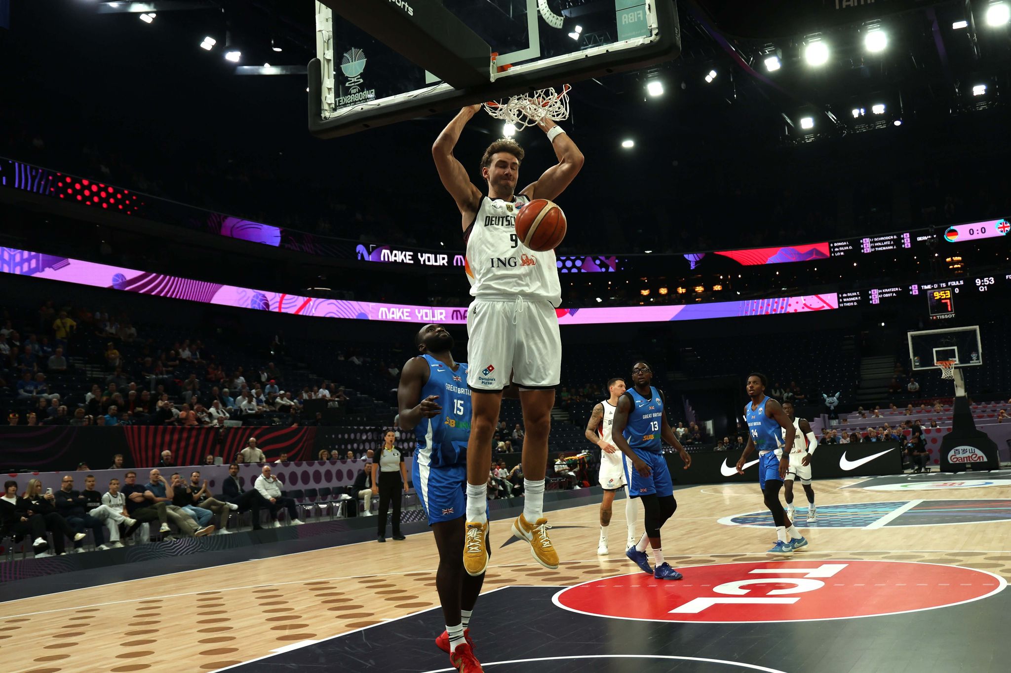 Deutschland deklassiert Großbritannien mit 120:57 bei der Basketball-EM