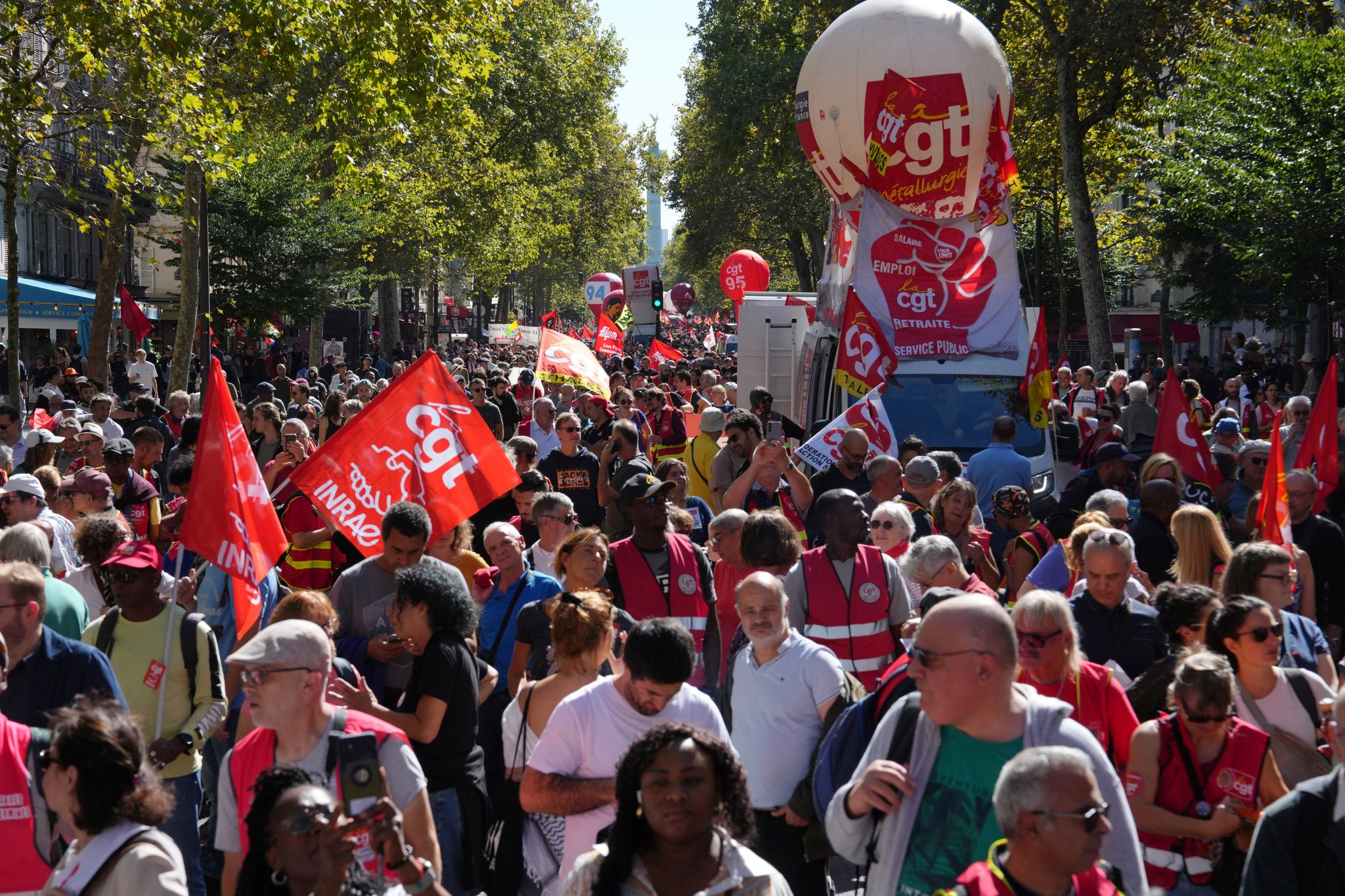 Massenproteste in Frankreich gegen Sparmaßnahmen