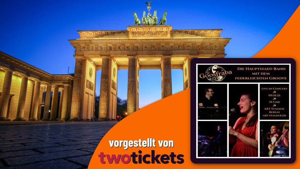 Jazz, Blues, Funk & Soul in Berlin am 09.10.25: Goosfraba – die Hauptstadt-Band mit dem federleichten Groove