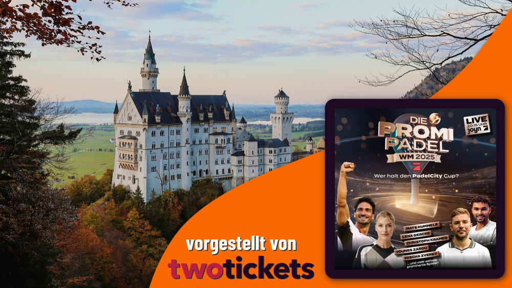 Mit dem Ball in München am 18.10.25: DIE PROMI PADEL WM 2025