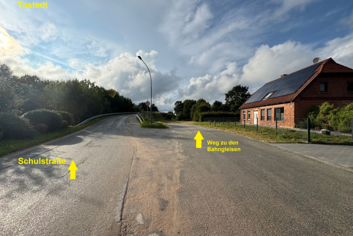 Steinewurf auf Bahngleise in Tostedt