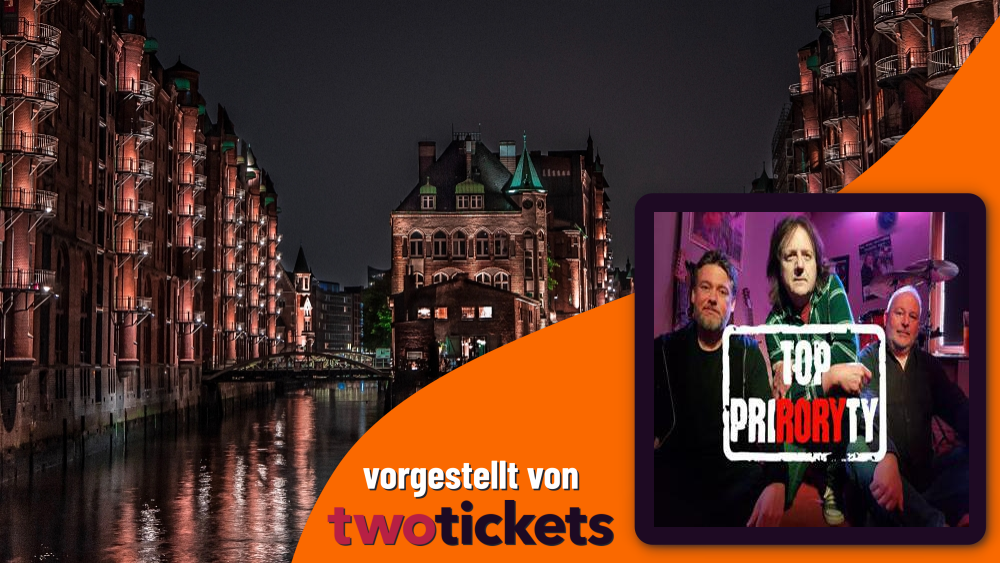 Rock & Metal in Hamburg am 13.09.25: Top Priroryty – Amazing Rory Gallagher Tribute Band