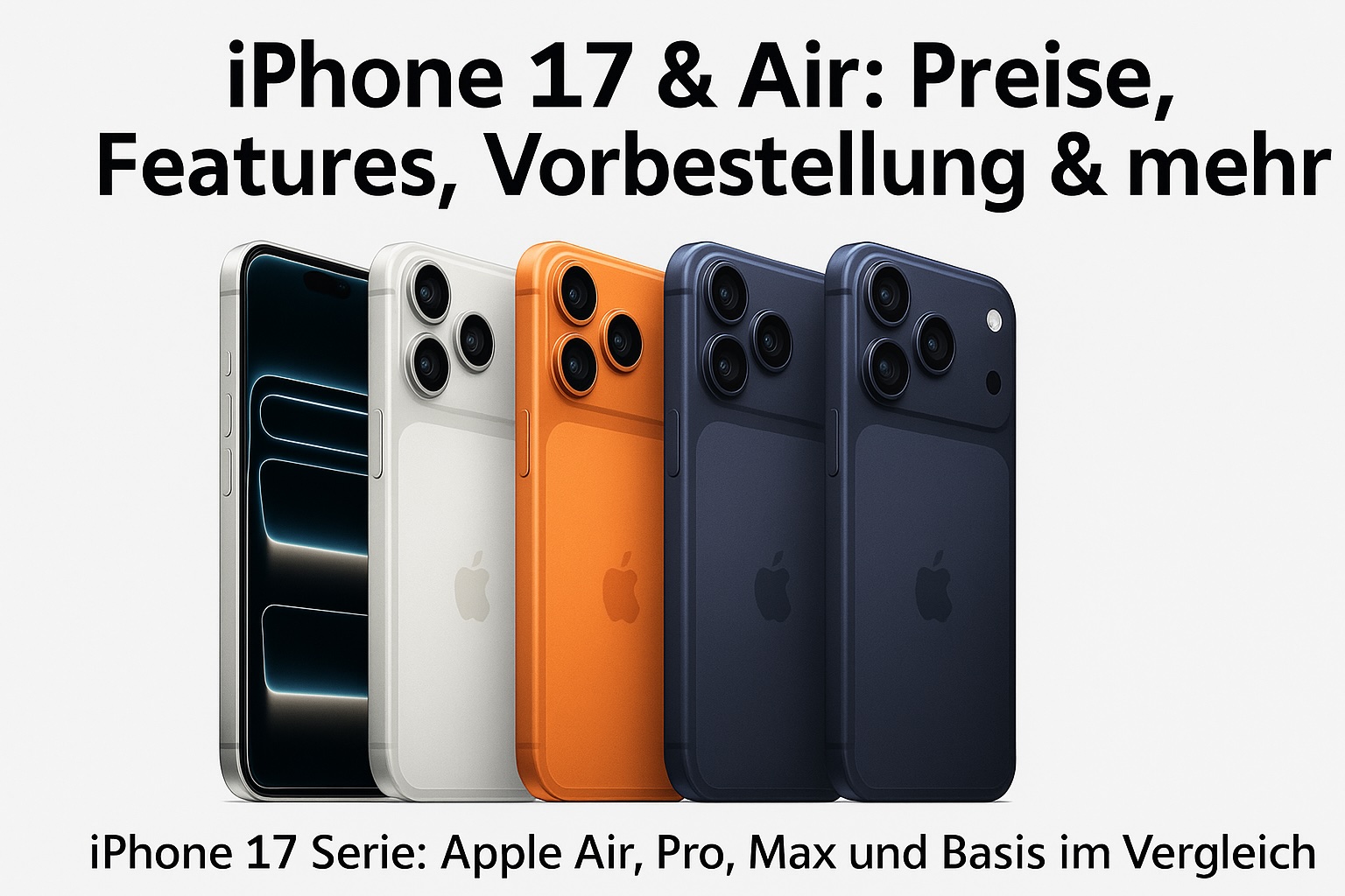 Apple schockt (wieder) – mit einem iPhone, das dünner ist als deine Brieftasche, aber teuerer als deine (letzte) Miete!