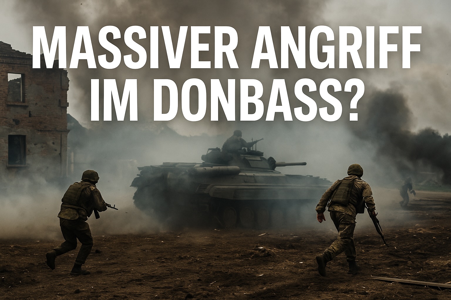 Blitzkrieg im Donbass? Putin plant massiven Angriff – Millionen in Gefahr